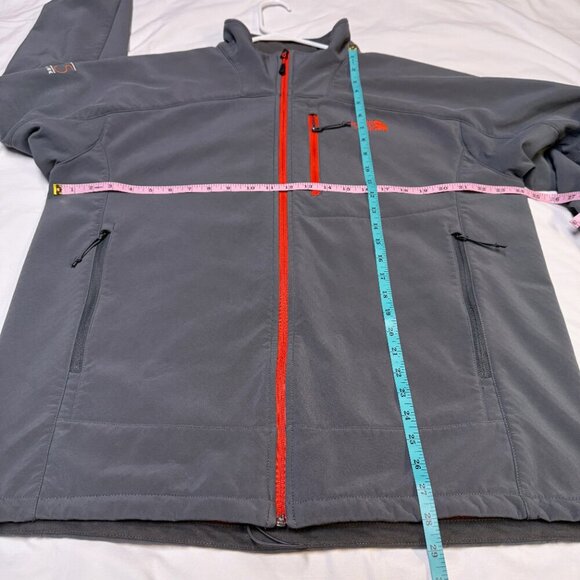 The North Face Men’s XL Shellrock Softshell Jacket Gray/Orange EUC (NE45 Logo) - Picture 10 of 12